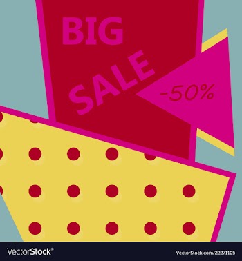 Sale banner big sale banner template design sale vector image