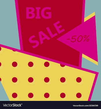 Sale banner big sale banner template design sale vector image