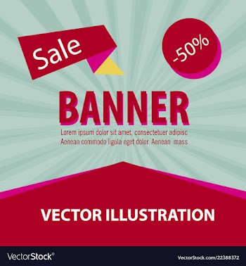Sale banner big sale banner template design sale vector image