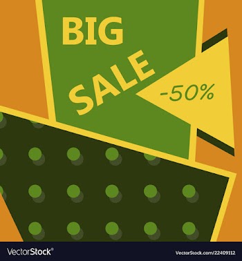 Sale banner big sale banner template design sale vector image