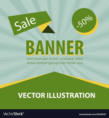 Sale banner big sale banner template design sale vector image