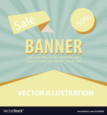Sale banner big sale banner template design sale vector image
