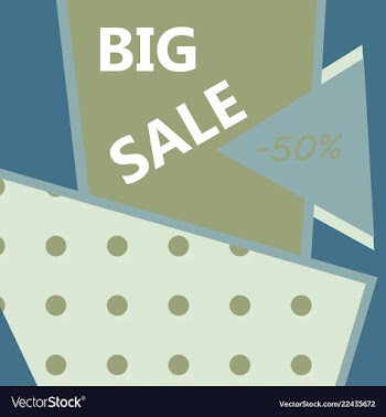 Sale banner big sale banner template design sale vector image