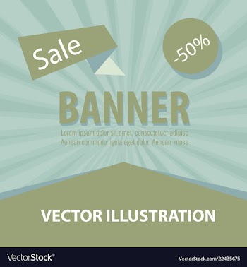 Sale banner big sale banner template design sale vector image