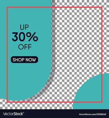 Sale banner promotion ads vector image