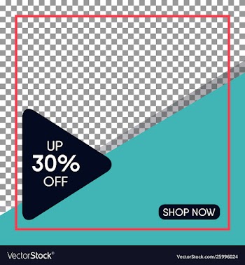 Sale banner social media vector image