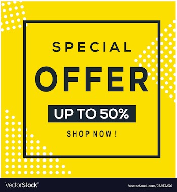 Sale banner template design big sale special offe vector image