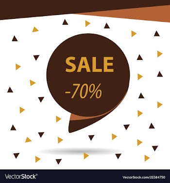Sale banner template design big sale special vector image