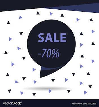 Sale banner template design big sale special vector image