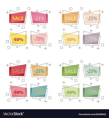 Sale banner template design big sale special vector image