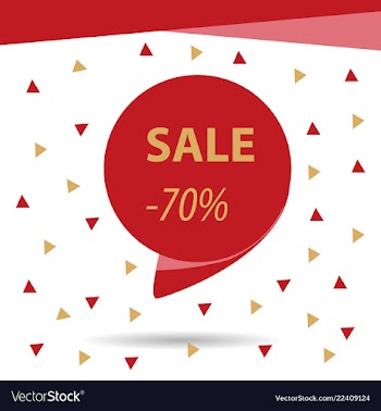 Sale banner template design big sale special vector image