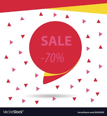 Sale banner template design big sale special vector image