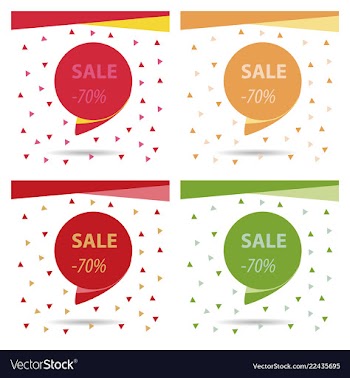 Sale banner template design big sale special vector image