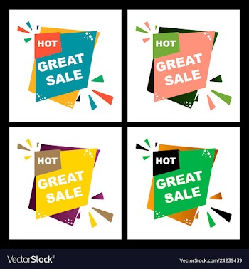 Sale banner template design big sale special vector image