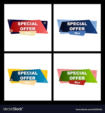 Sale banner template design big sale special vector image