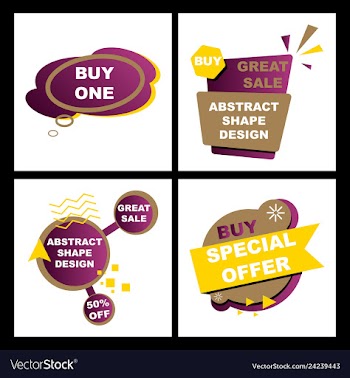 Sale banner template design big sale special vector image