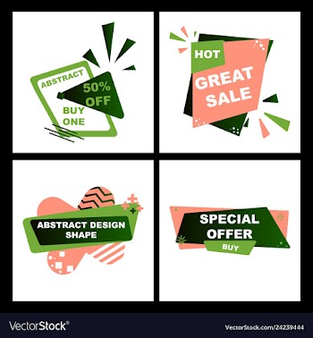 Sale banner template design big sale special vector image