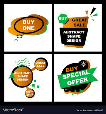 Sale banner template design big sale special vector image