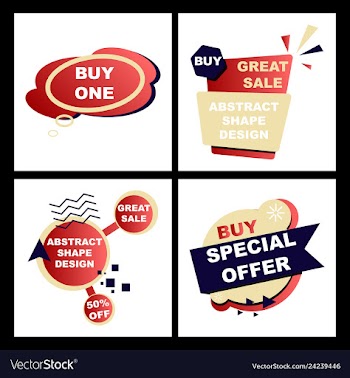 Sale banner template design big sale special vector image