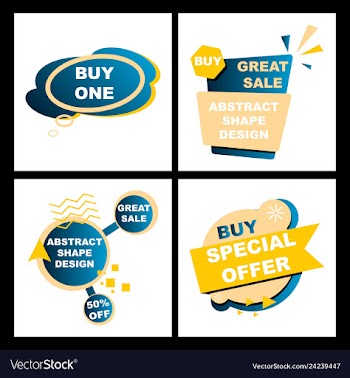 Sale banner template design big sale special vector image