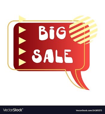 Sale banner template design big sale special vector image