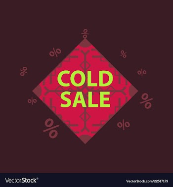 Sale banner template design in color vector image