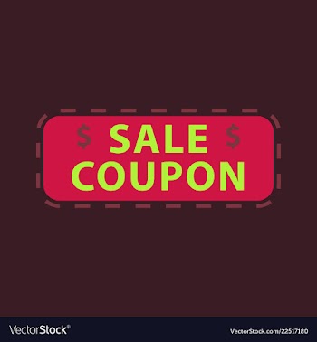 Sale banner template design in color vector image