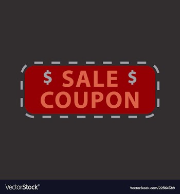 Sale banner template design in color vector image