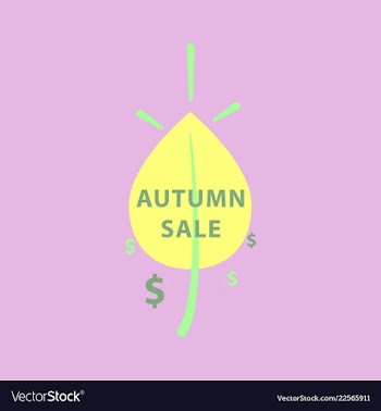 Sale banner template design in color vector image