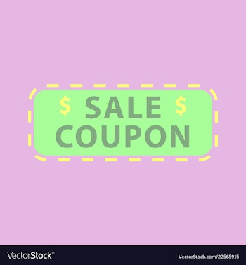 Sale banner template design in color vector image