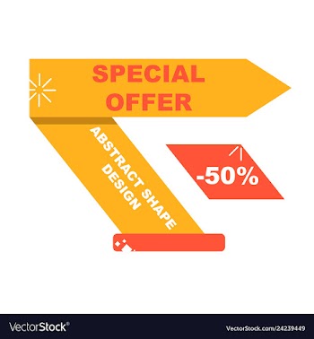 Sale banner template design poster this weekend vector image