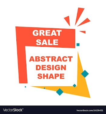 Sale banner template design poster this weekend vector image