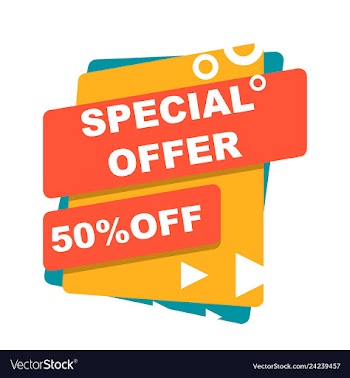 Sale banner template design poster this weekend vector image