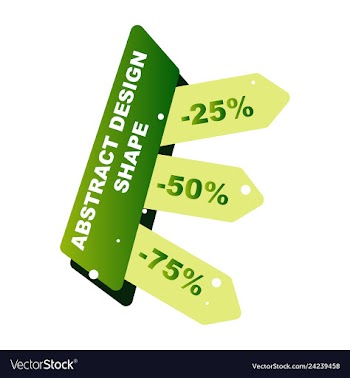 Sale banner template design poster this weekend vector image