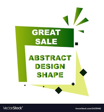 Sale banner template design poster this weekend vector image
