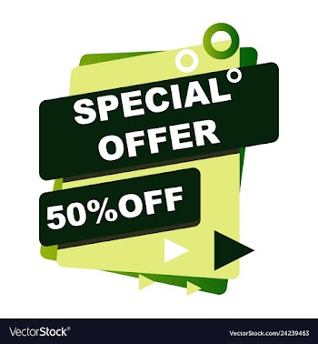 Sale banner template design poster this weekend vector image
