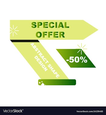 Sale banner template design poster this weekend vector image