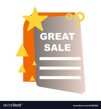 Sale banner template design poster this weekend vector image