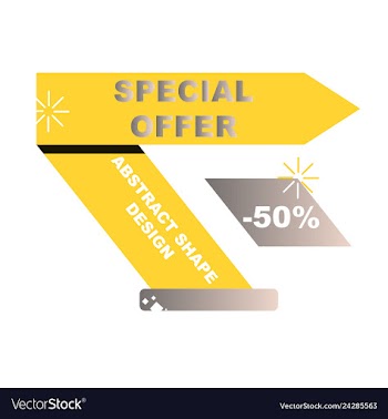 Sale banner template design poster this weekend vector image