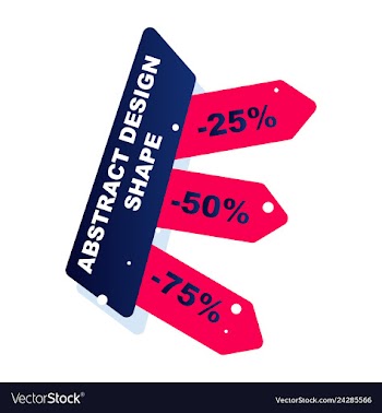 Sale banner template design poster this weekend vector image