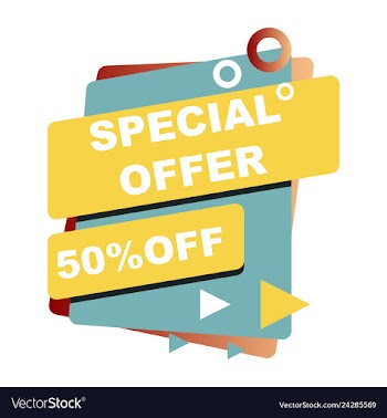Sale banner template design poster this weekend vector image