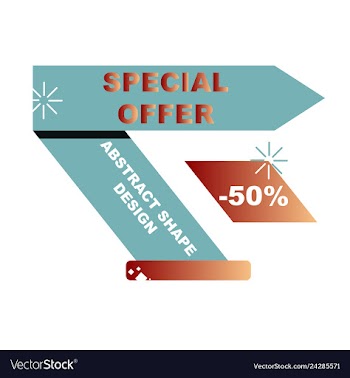 Sale banner template design poster this weekend vector image