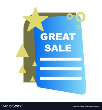 Sale banner template design poster this weekend vector image