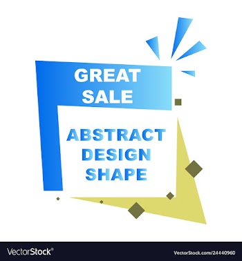 Sale banner template design poster this weekend vector image
