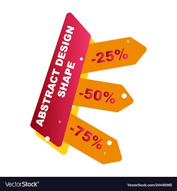 Sale banner template design poster this weekend vector image