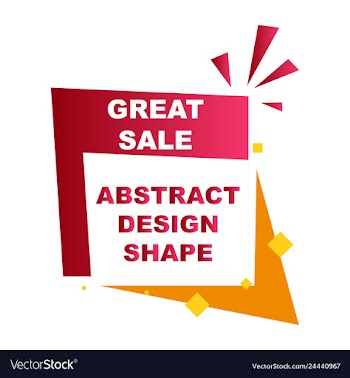 Sale banner template design poster this weekend vector image