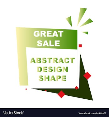 Sale banner template design poster this weekend vector image