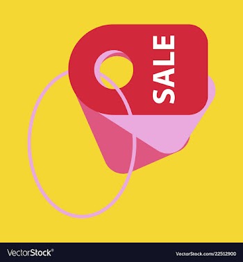 Sale banner template design vector image
