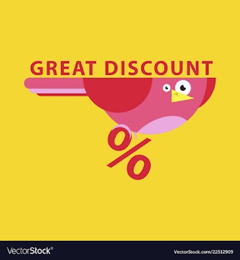 Sale banner template design vector image