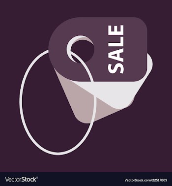 Sale banner template design vector image
